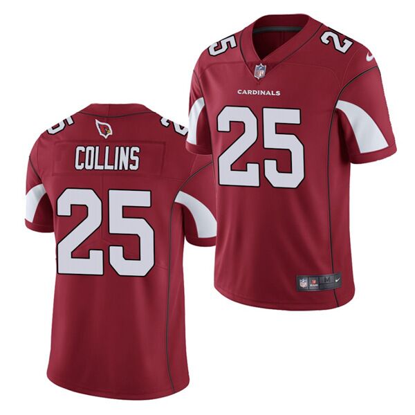 Men's Arizona Cardinals #25 Zaven Collins 2021 Draft Red NFL Vapor Untouchable Limited Stitched Jersey